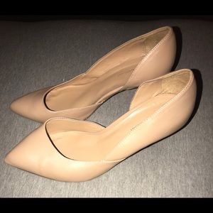Lane Bryant Cream Work Casual Heels 10.5 W
